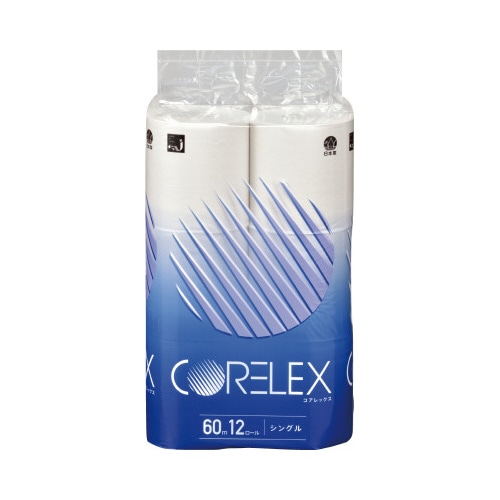コアレックストイレットペーパー６０ｍ１２Ｒシングル