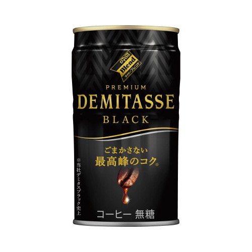 ダイドーデミタスＢＬＡＣＫ　１５０ｇ　３０缶※