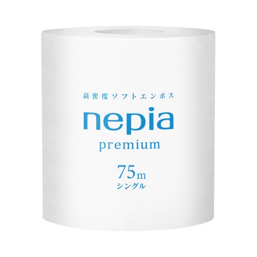 ネピアロール　シングル　７５ｍ　８０個　１－４梱