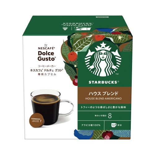 ドルチェグストスターバックスハウスブレンド１２杯※