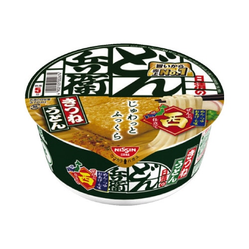 日清のどん兵衛　きつねうどん　西日本版　１２個入※