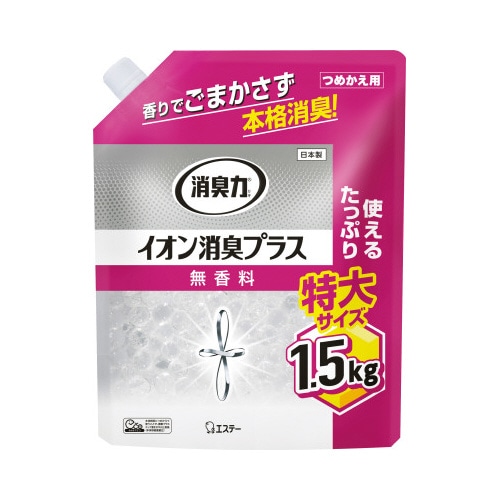 消臭力クリアビーズイオン消臭プラス　詰替１５００ｇ