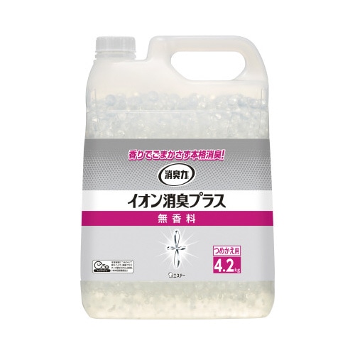消臭力クリアビーズイオン消臭プラス　詰替４．２ｋｇ