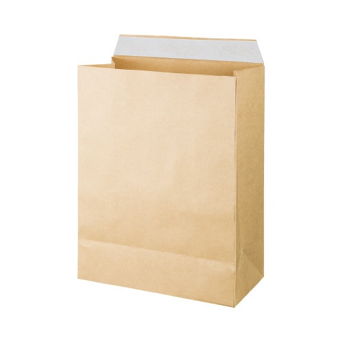 マチ広宅配袋１２０ｇ大（マチ広）ラミ５０枚×４