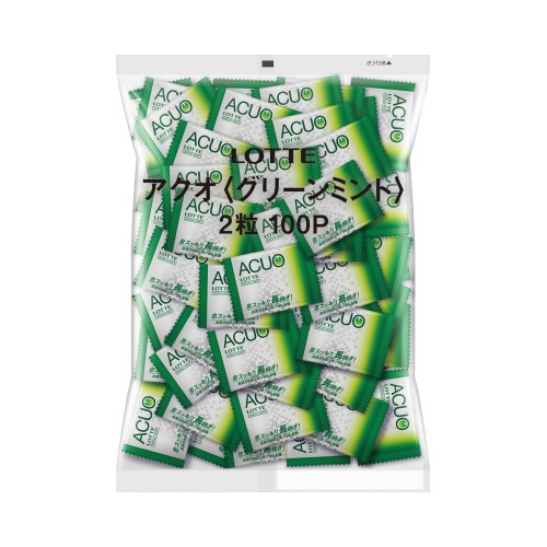 ＡＣＵＯグリーンミントガム　２粒入×１００※