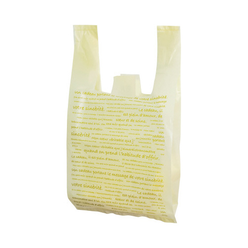 Ａスタイル　レジ袋Ｍ４０クリーム　１００枚