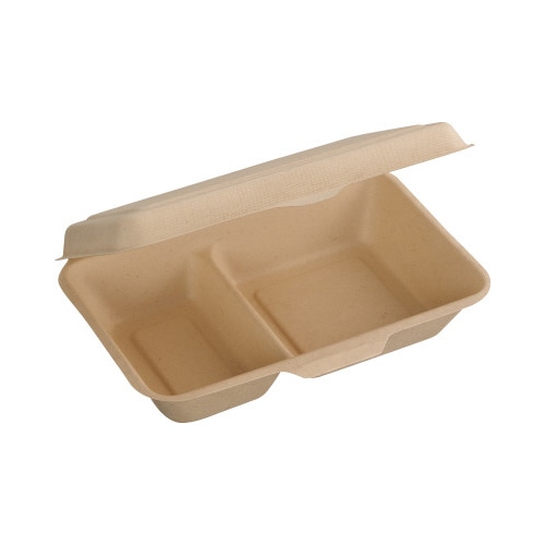 紙製モールドフードパック仕切付Ｍ　２５枚入