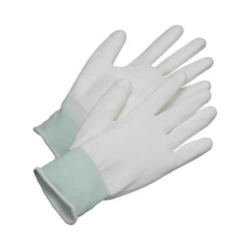 ウレタン背抜き手袋　ホワイトＭ　１０双入