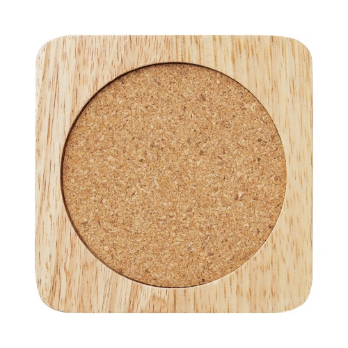 ウッドコースター角型　１０枚入