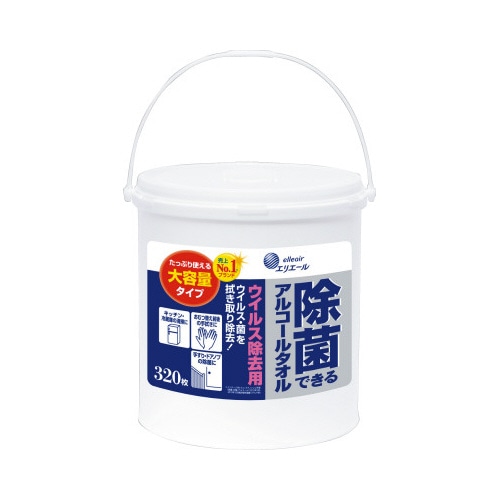 除菌アルコールタオルウイルス除去用本体３２０枚