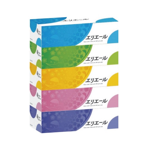 エリエール　ティシュー　１８０組（５箱入）