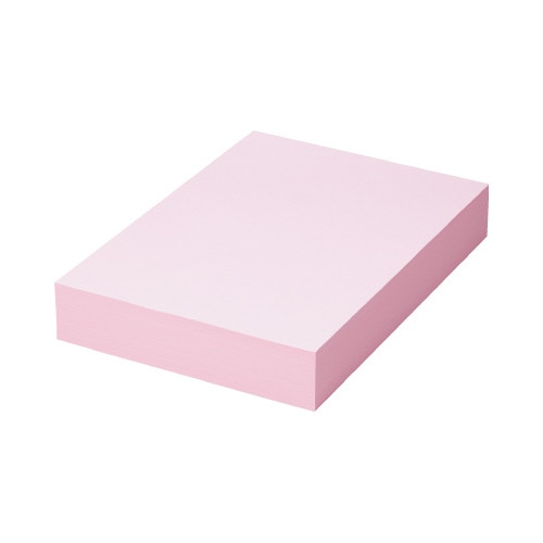 カラーペーパーＲ１００　ピンク　Ａ４　１冊５００枚