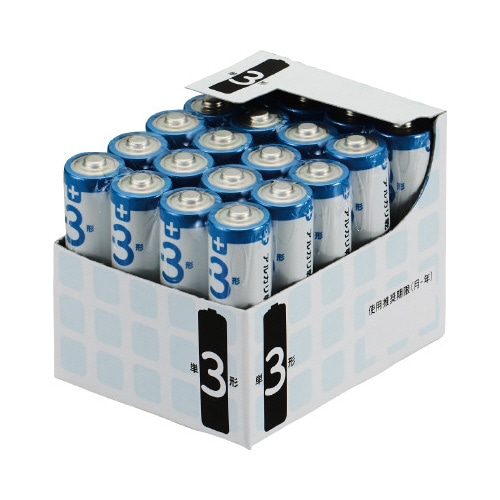 取り出しやすいアルカリ乾電池単３形　２０本