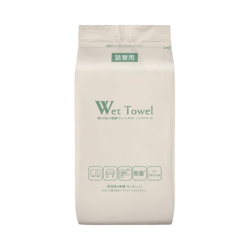 残りが見えるウェット　ノンアル詰替１１０枚×４