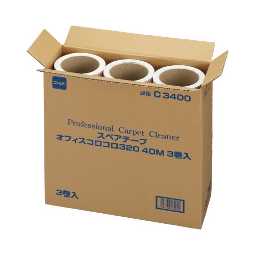 オフィスコロコロ　スペアテープ３２０（４０ｍ）３巻