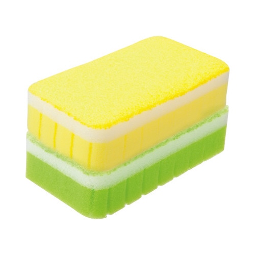 泡立つスポンジ　ソフト　２個パック