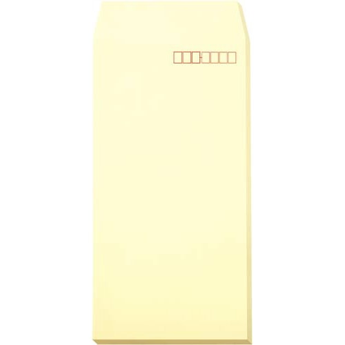 ソフトカラー封筒　長３　クリーム　１００枚入　１０