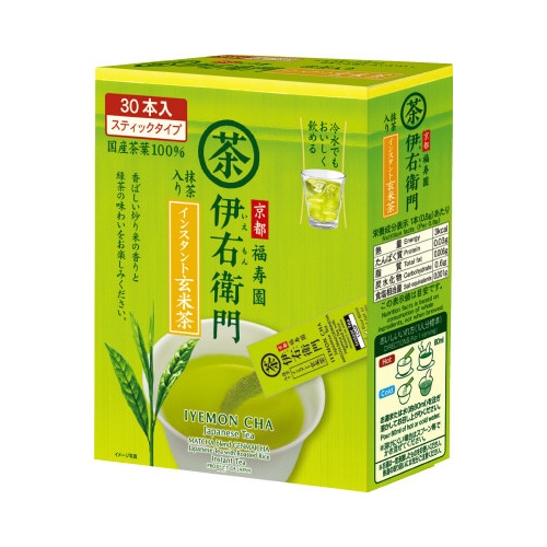 伊右衛門　抹茶入り玄米茶スティック　３０本※