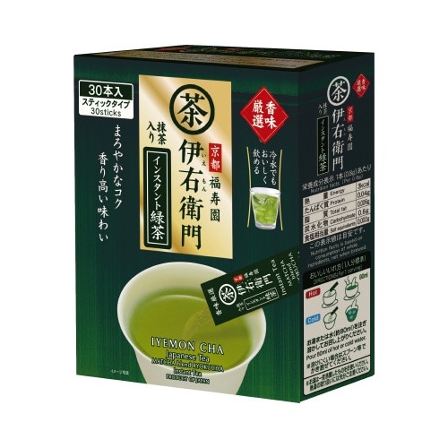 伊右衛門香味厳選インスタント緑茶スティック　３０本※