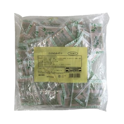 業務用生みそ汁わかめ１００食※