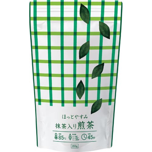 ほっとやすみ抹茶入り煎茶　２００ｇ×３※