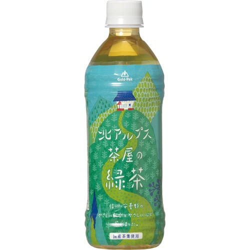 北アルプス茶屋の緑茶　５００ｍｌ　２４本※