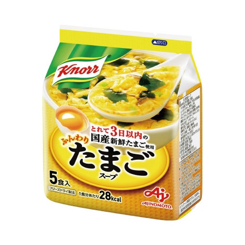 クノール　ふんわりたまごスープ　５食入※