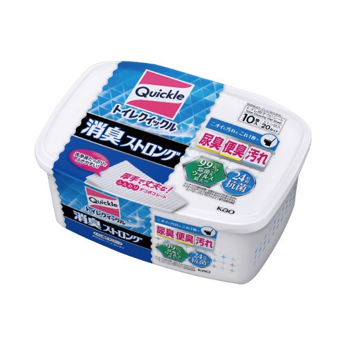トイレクイックル消臭ストロング　本体　１０枚入