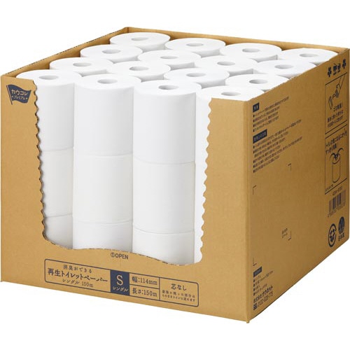 消臭再生トイレットＰ無包装Ｓ１５０ｍ４８個１－４梱