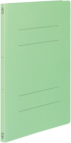 フラットファイルＶ樹脂とじ具　Ａ３縦　緑　１０冊