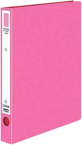 リングファイル＜ＥＲ＞桃Ａ４縦背幅３９ｍｍ１０冊
