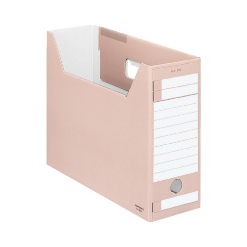 ファイルボックス－ＦＳ＜Ｅ＞Ａ４ジャスボックス　桃