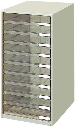 レターケース透明プラスチックカルテタイプＡ４縦