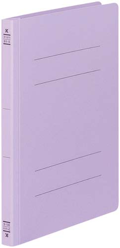 フラットファイルＶ樹脂とじ具　Ｂ５縦　紫　１０冊