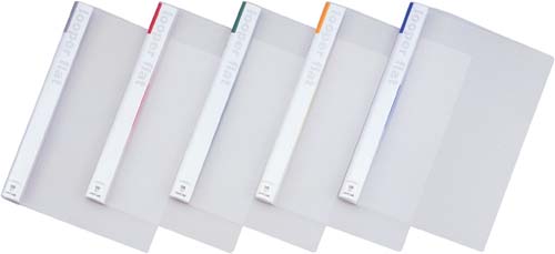 ルーパーフラットファイル　Ａ４縦　乳白　５冊