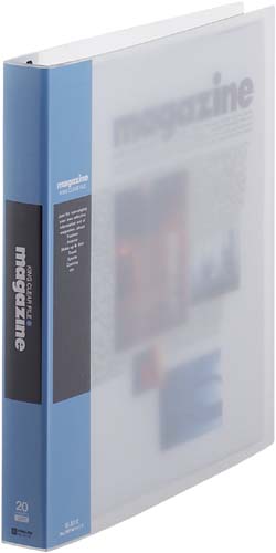 クリアーファイルマガジン差し替え式　青×５