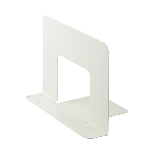 ブックエンド　ワイド　オフホワイト　２枚５組