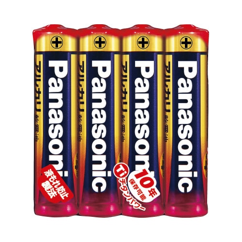 アルカリ乾電池　単４　４本入