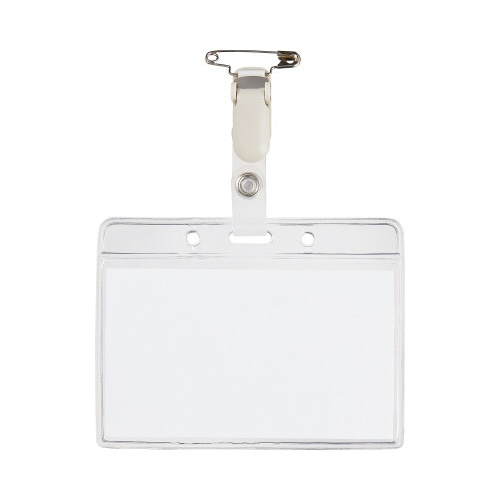 クリップ式名札（名刺サイズチャックなし）５０個