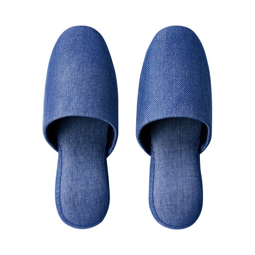 オリジナル布スリッパ　Ｌ　ネイビー５足入り×６