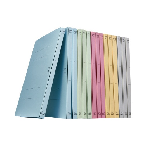 ｉｉｍｏ　フラットファイル　Ａ４縦　青　１０冊