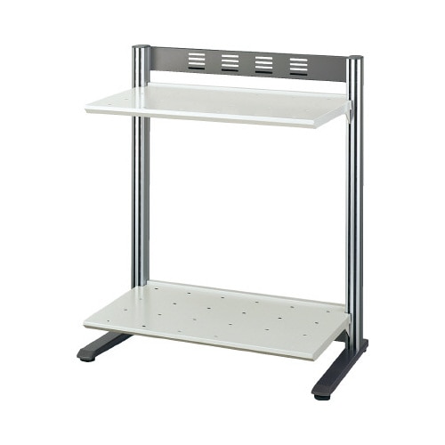 リスペースＦモニタシェルフ　２段幅５００Ｌグレー