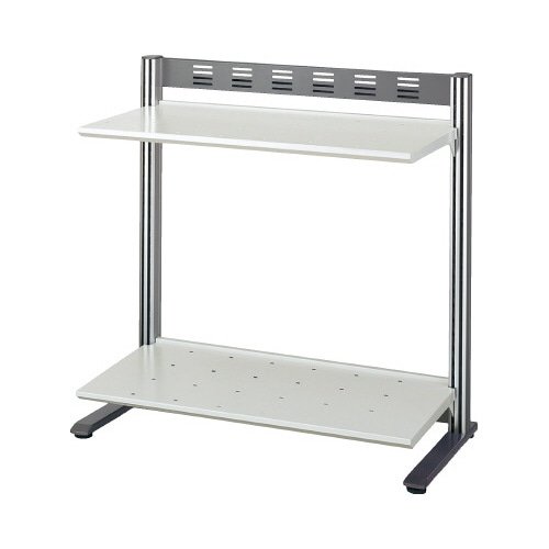 リスペースＦモニタシェルフ　２段幅６００Ｌグレー