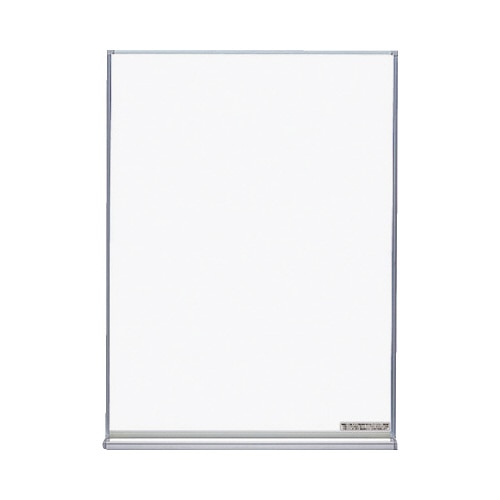 ホワイトボード無地　タテ　４５２×６１０ｍｍ　枠銀