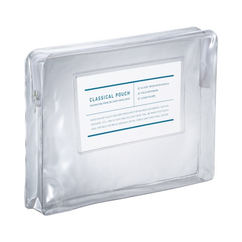 Ａ４ケース＜クラシカルポーチ＞クリア
