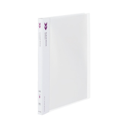 クリヤーブックＫ２　固定式Ａ４縦２０Ｐ透明