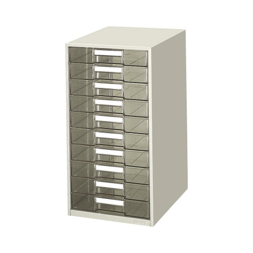 レターケース透明プラスチック引き出しＡ４　１０段