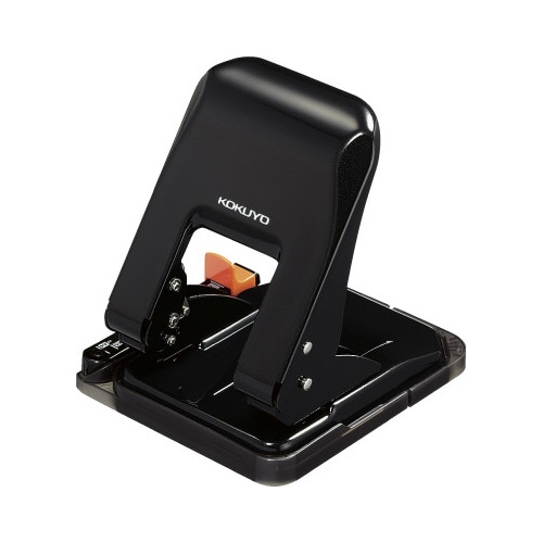 ２穴パンチ　ラクアケ　３７枚穿孔　ブラック