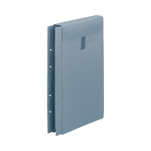 布製図面袋　４穴　マチ５０ｍｍ　面ファスナー式