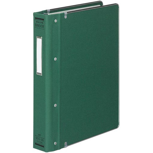 バインダーＭＰ　Ｂ５縦　２００枚収容　総布貼　緑